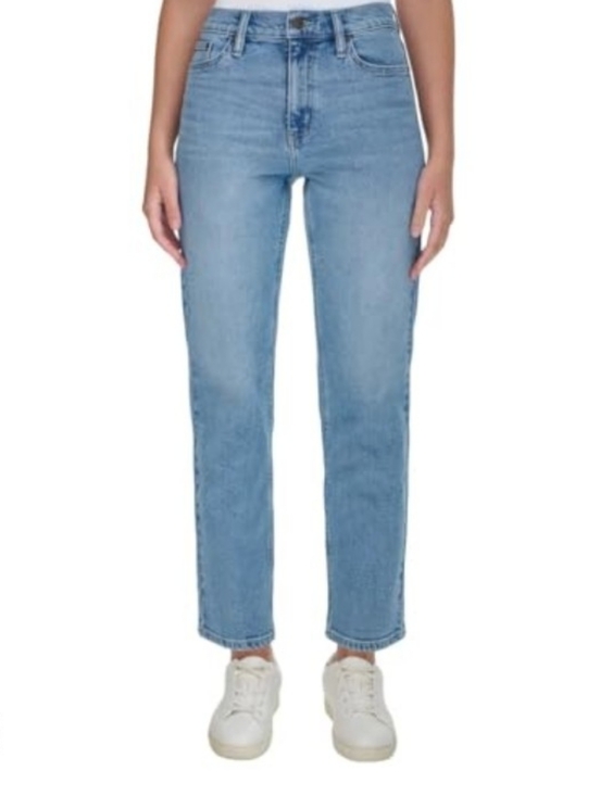 Calvin Klein Jeans Denim - Calvin Klein Jeans Women's Straight Leg Light Blue Denim
